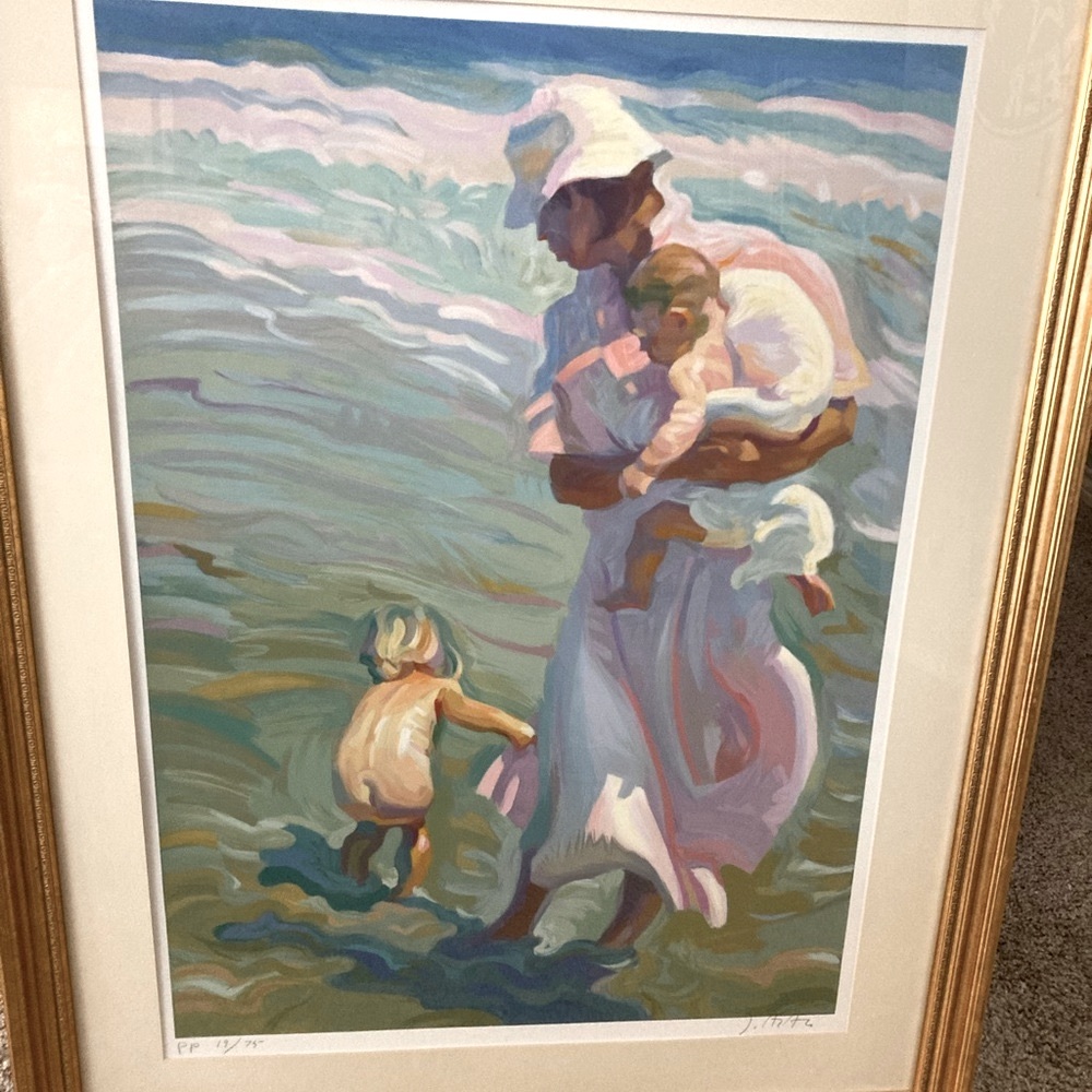 John Asaro .. “Morning Sun” signed and numbered . Great for the Beach House !